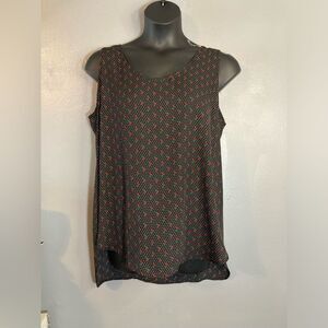 Liberty Love black cherry high low tank top
